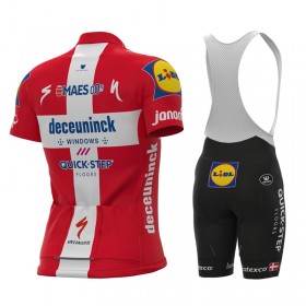 Set Kurzarmtrikot + Trägerhose 2021 Deceuninck-Quick-Step N007